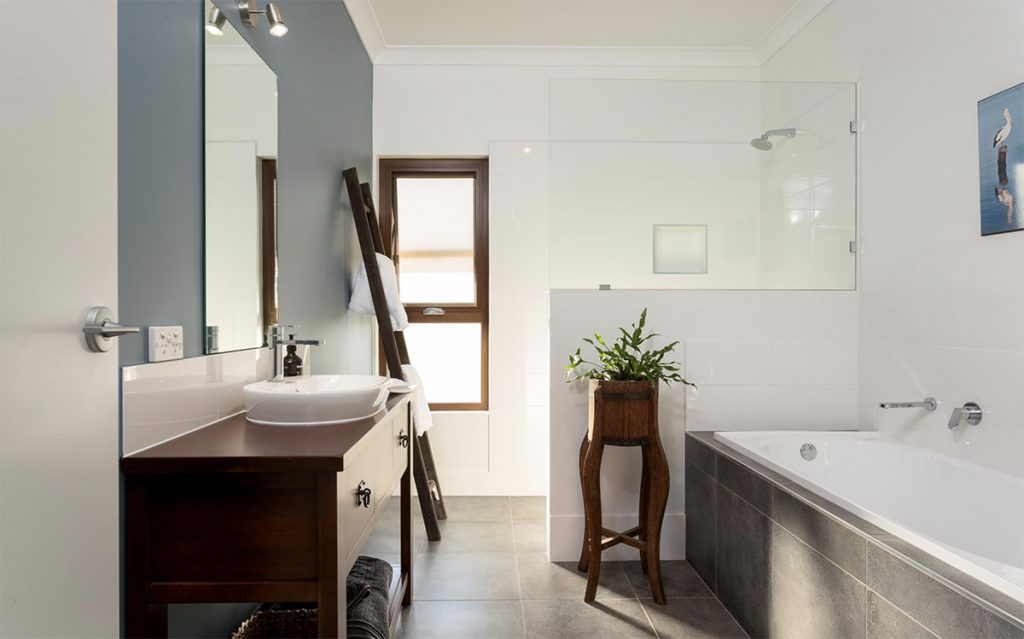 Custom Home, New Home, Family Home, Builders, Design, Energy Efficient, Beyond, Hayborough, Chiton, Fleurieu, Bathroom, Bath, Shower, Vanity