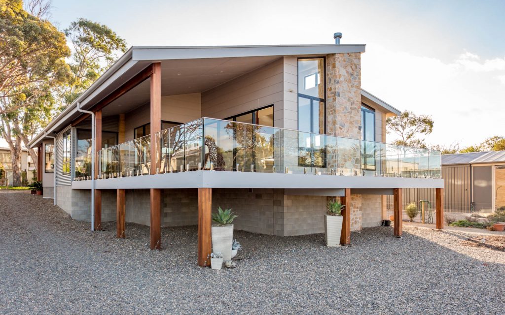 New Home, Custom Home, Family Home, Design, Builders, Award Winning, Single Storey, Goolwa, Fleurieu, Frameless Glass, Balustrades, Country Living