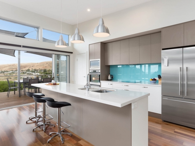 New Home Builders, Custom New Home Builders, Two Storey Home Builders, Family Home Builders, Designs, Carrickalinga, Fleurieu, Kitchen, Splashback, Ocean View